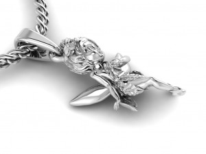 pendant little fairy 3D Print Model