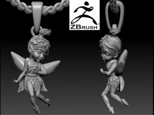 pendant little fairy 3D Принт Модель
