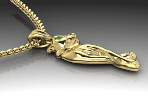 walking cat pendant 3D Принт Модель