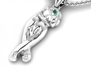 walking cat pendant 3D Принт Модель