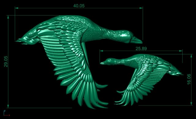 goose trophy hunter pendant 3D Baskı Modeli .c4d .max .obj .3ds .fbx .stl .blend 