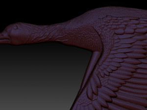 goose trophy hunter pendant 3D Baskı Modeli