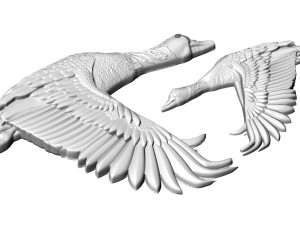 goose trophy hunter pendant 3D Baskı Modeli