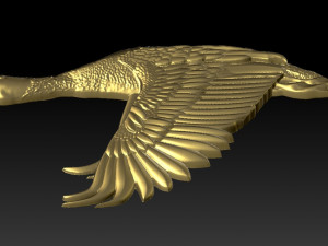 goose trophy hunter pendant 3D Baskı Modeli