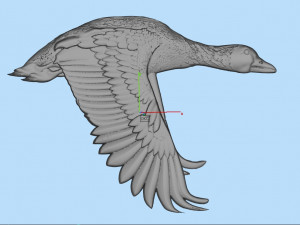 goose trophy hunter pendant 3D Baskı Modeli