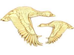 goose trophy hunter pendant 3D Baskı Modeli