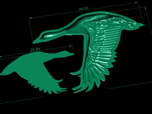 goose trophy hunter pendant 3D Print Model