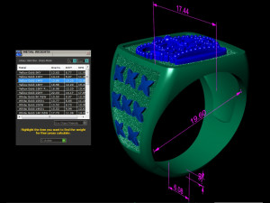 male signet with crown 3D Baskı Modeli