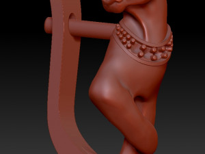 panther earrings 3D-printmodel
