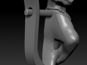 panther earrings 3D-printmodel
