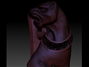 panther earrings 3D-printmodel