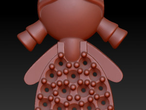 fashion pendant with girl heart Modèles 3D en vedette