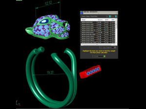 panther ring and earrings Modello di stampa 3D