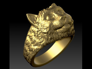 ring the head of a cat 3D प्रिंट मॉडल
