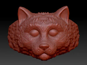 ring the head of a cat 3D Print Model