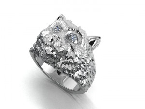 ring the head of a cat 3D Print Model