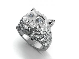 ring the head of a cat 3D Print Model