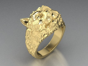 ring the head of a cat 3D Print Model