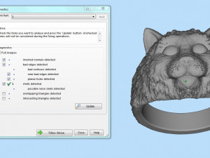 ring the head of a cat 3D Print Model