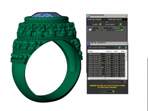 signet ring with sculls 3D 打印模型