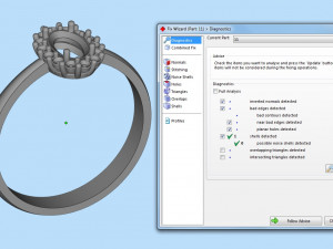 classic ring with an oval stone 3D Print Model