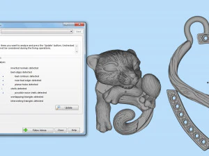 pendant little tiger cub sleeping 3D Print Model
