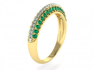 beautiful ring two options Modello di stampa 3D