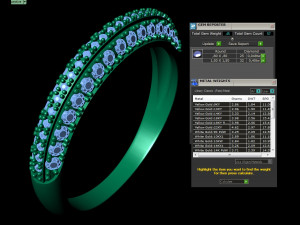 beautiful ring two options Modello di stampa 3D