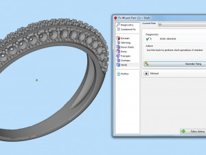 beautiful ring two options Modello di stampa 3D