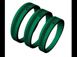 beautiful ring three sizes 3D Print Model