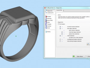 signet ring for men two options Model Cetak 3D
