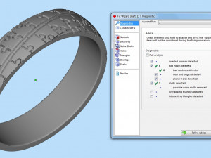 rings puzzle four sizes 3D Принт Модель