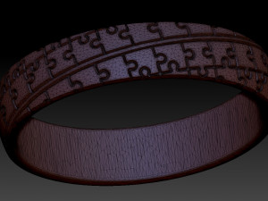 rings puzzle four sizes 3D Принт Модель