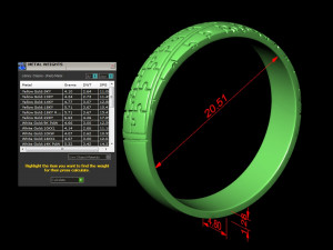 rings puzzle four sizes 3D Принт Модель