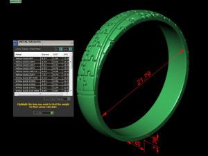 rings puzzle four sizes 3D Принт Модель