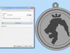 lion and cat pendant 3D Print Model