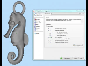sea horse pendant two options 3D Print Model
