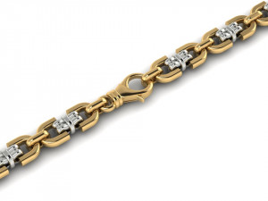 beautiful chain or bracelet 3D प्रिंट मॉडल