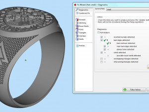 gents ring with icelandic compass viking runes symbol 3D 打印模型