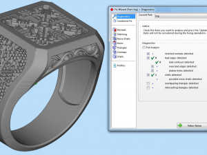 mens ring with viking symbols two options 3D Принт Модель