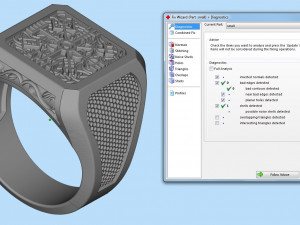 mens ring with viking symbols two options 3D Принт Модель