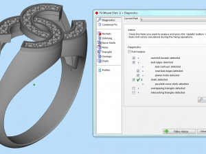 chanel logo ring with diamonds Modelo de impresión 3D