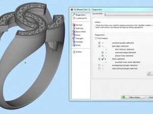 chanel logo ring with diamonds 3D Print Model