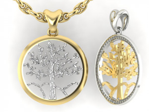 pendant tree of life 3D-Druckmodell