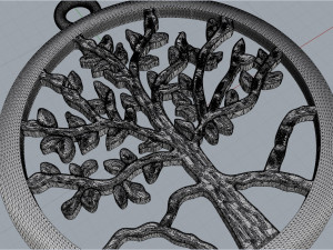 pendant tree of life 3D-Druckmodell