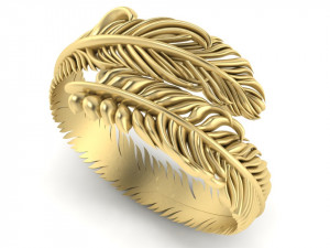 ring feather 3Dプリントモデル