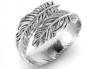 ring feather 3Dプリントモデル