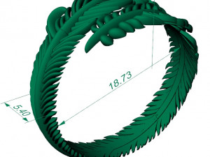 ring feather 3Dプリントモデル