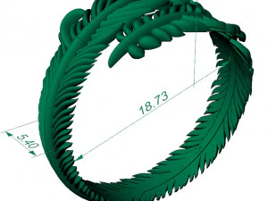 ring feather 3D Print Model
