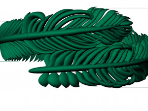 ring feather 3Dプリントモデル
